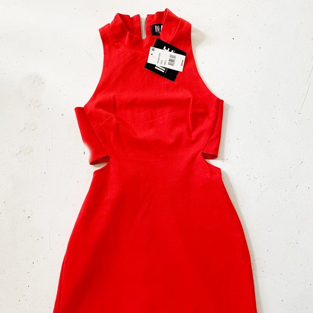 In Awe Cut-Out Mini Dress New w/Tags Sz. S